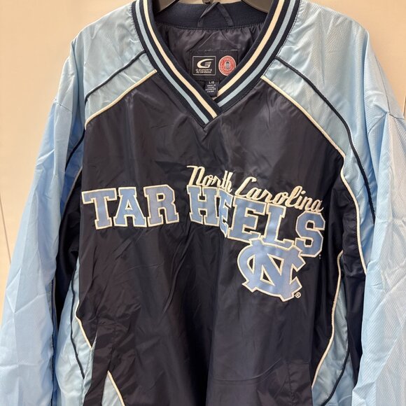 VTG G-III Carl Banks UNC North Carolina Tar Heels Pullover Warmup 90s Sz L  EUC - Picture 2 of 12